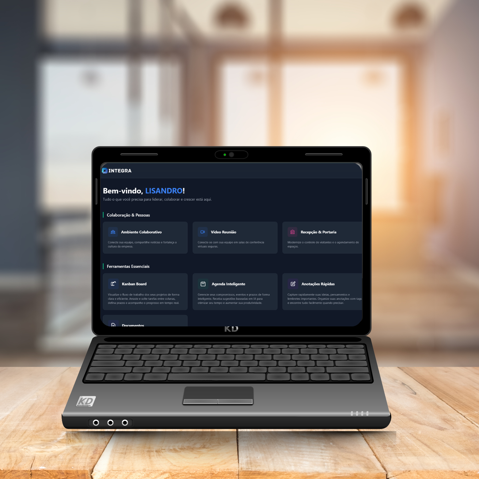 Visualização do Dashboard INTEGRA